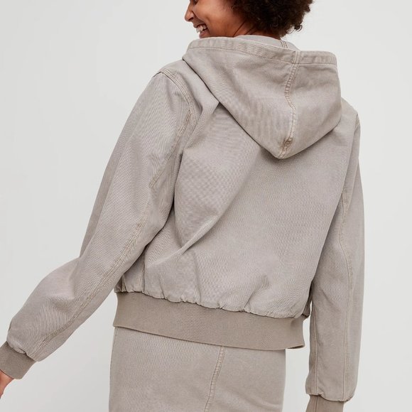 Sunday Best Daisy Bomber Jacket - Concrete - Picture 7 of 7